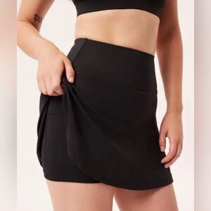 NEW Girlfriend Collective Float Ultralight Skort - Black Large